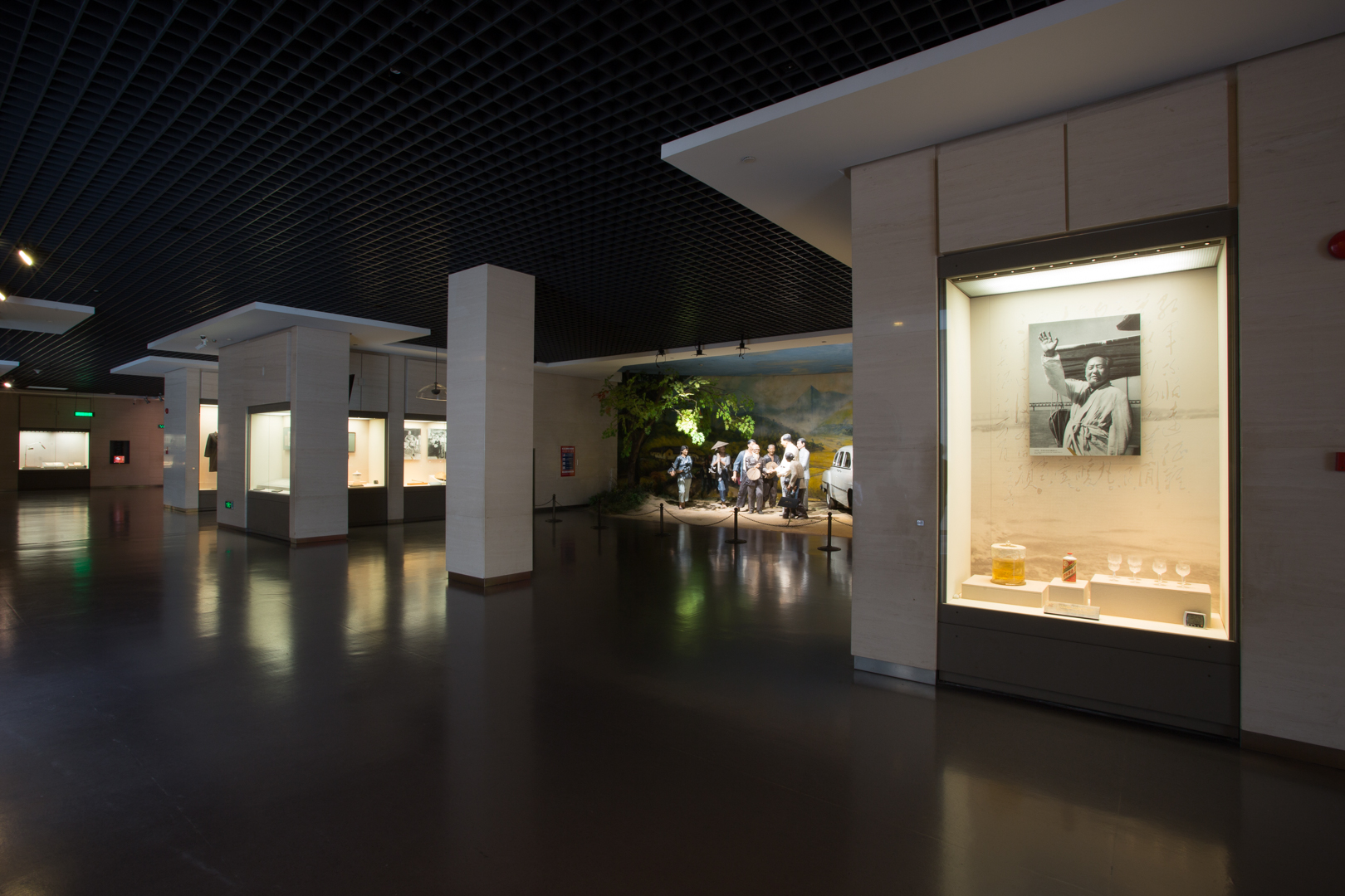 韶山毛澤東紀念館——克里克展柜